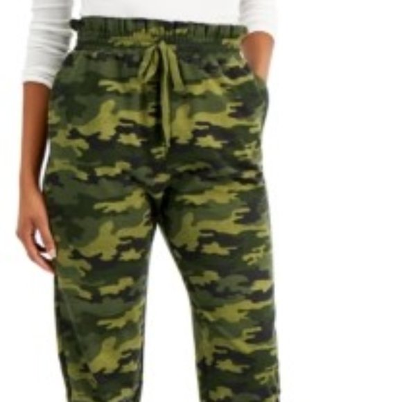 Derek Heart Pants & Jumpsuits Juniors Derek Heart Paperbag Waist